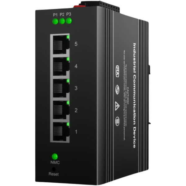 5-port L2 managed industrial Ethernet switch NW-ISM-05GT-C