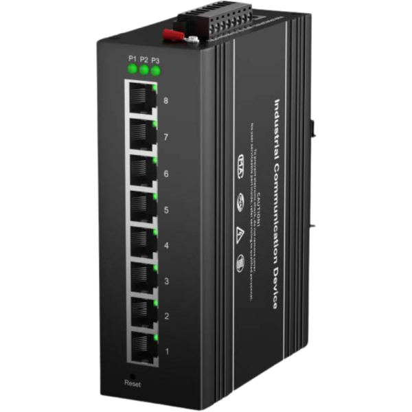 8-port L2 managed industrial Ethernet switch NW-ISM-08GT-C