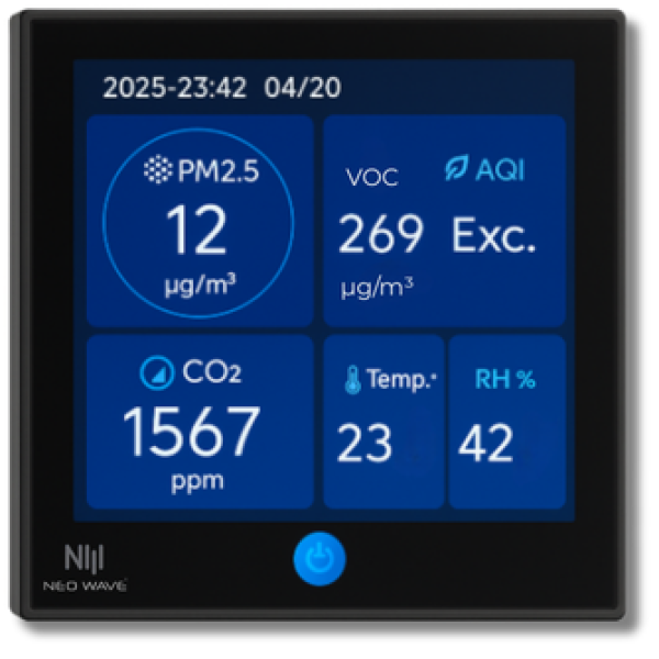 Smart air quality controller AQS117